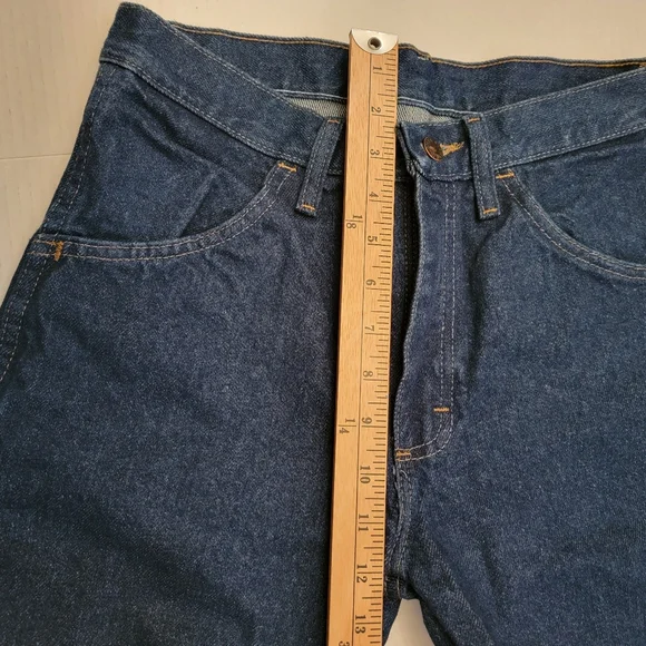 Nwt Vintage RUSTLER By Wrangler Mens Jeans Regular Fit Straight Leg 29x30 - Picture 11 of 12
